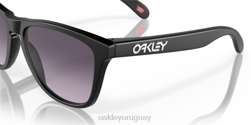 Oakley pieles de rana (ajuste de puente bajo) XT4H819 gafas lentes prizm gris degradado, montura negra mate