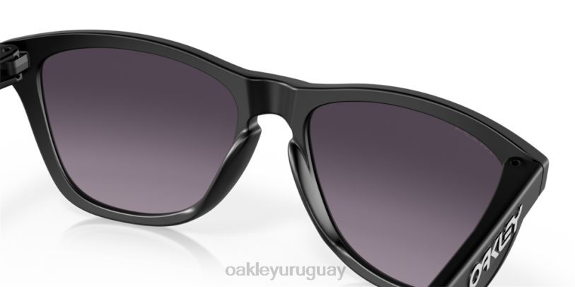 Oakley pieles de rana (ajuste de puente bajo) XT4H819 gafas lentes prizm gris degradado, montura negra mate