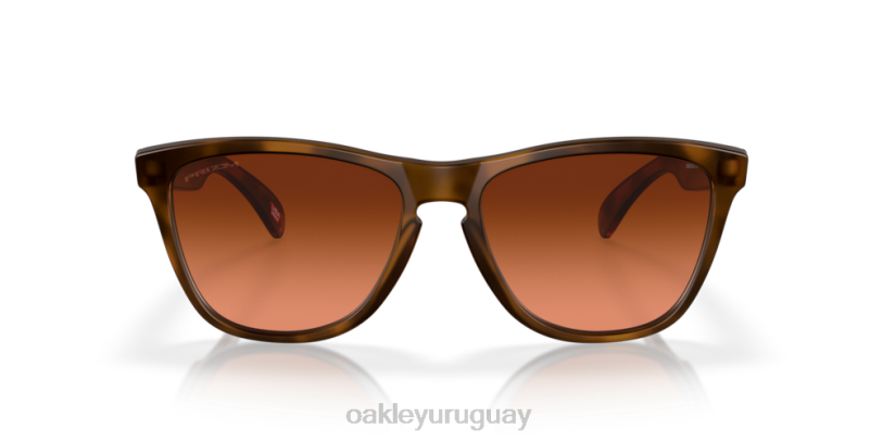 Oakley pieles de rana (ajuste de puente bajo) XT4H820 gafas lentes prizm marrón degradado, montura carey marrón mate