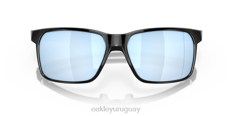 Oakley portal x XT4H337 gafas Lentes polarizadas Prizm Deep Water, montura negra pulida.