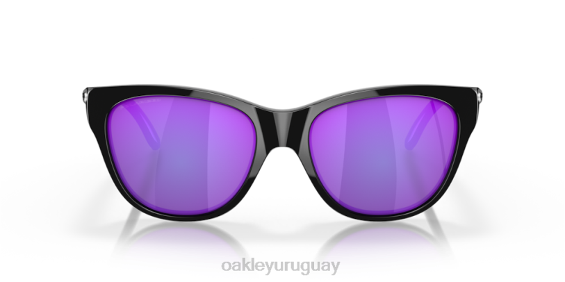 Oakley resistir XT4H914 gafas lentes polarizadas violeta iridio, montura negra pulida