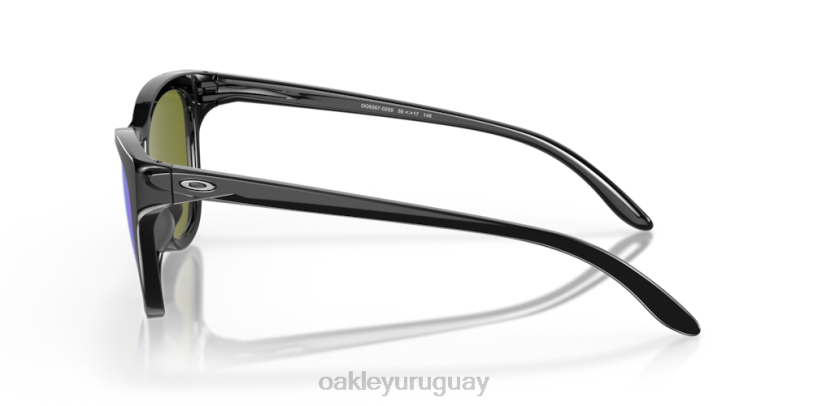 Oakley resistir XT4H914 gafas lentes polarizadas violeta iridio, montura negra pulida