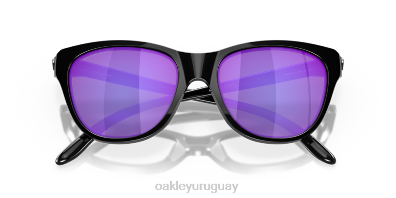 Oakley resistir XT4H914 gafas lentes polarizadas violeta iridio, montura negra pulida
