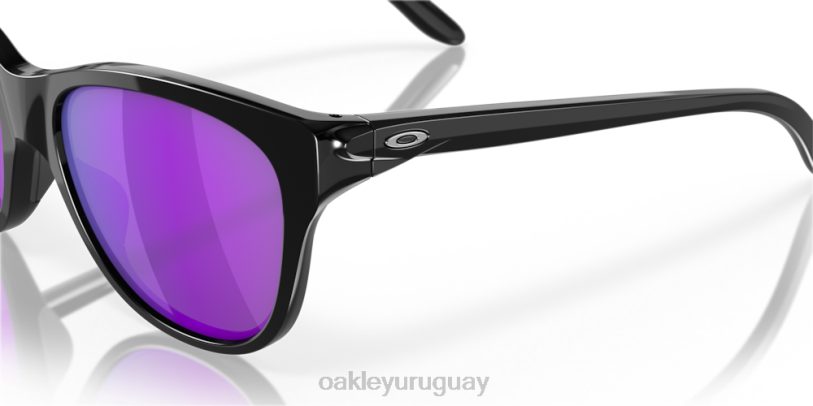 Oakley resistir XT4H914 gafas lentes polarizadas violeta iridio, montura negra pulida
