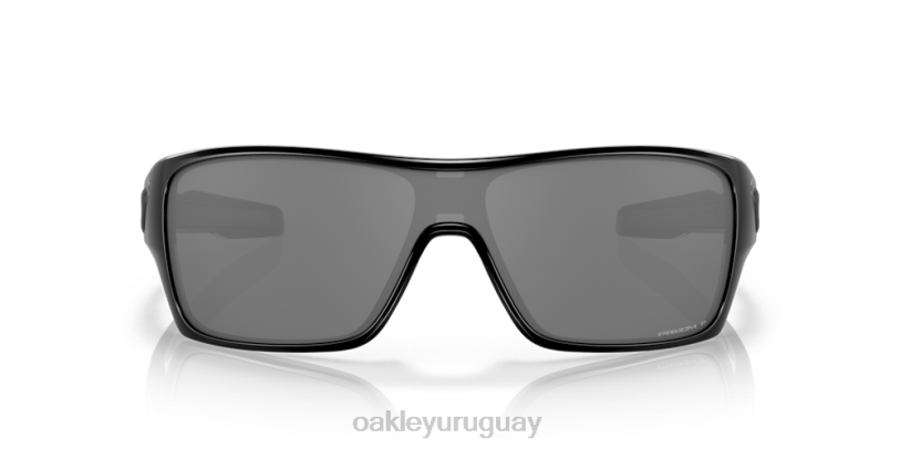 Oakley rotor de turbina XT4H157 gafas lentes prizm polarizadas negras, montura negra pulida