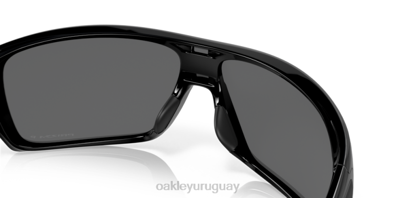 Oakley rotor de turbina XT4H157 gafas lentes prizm polarizadas negras, montura negra pulida