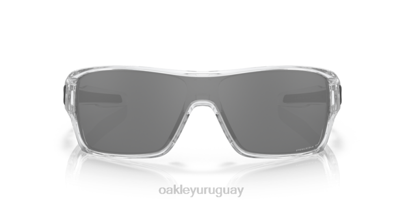 Oakley rotor de turbina XT4H158 gafas lentes polarizadas prizm negras, montura transparente pulida