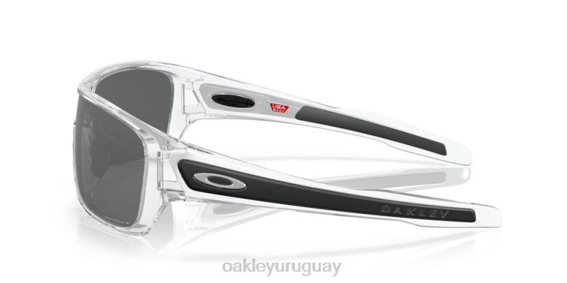 Oakley rotor de turbina XT4H158 gafas lentes polarizadas prizm negras, montura transparente pulida