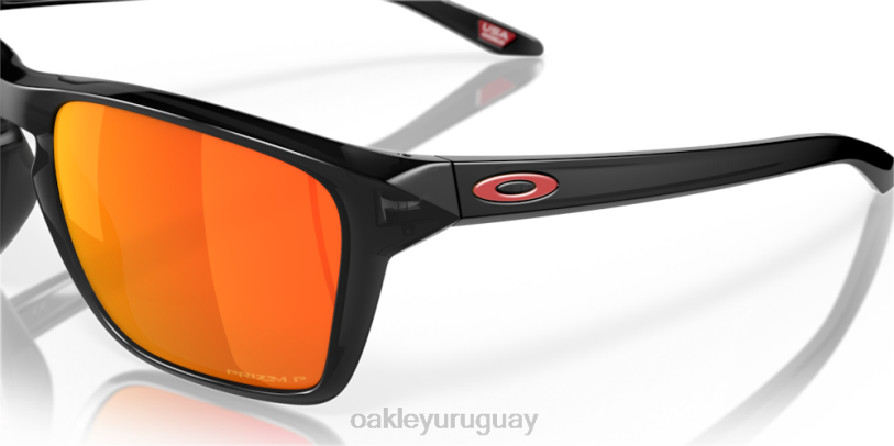 Oakley silas XT4H327 gafas lentes polarizadas prizm ruby, montura tinta negra