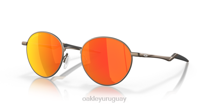 Oakley terrigal XT4H533 gafas Lentes polarizadas Prizm Ruby, montura de peltre satinado.