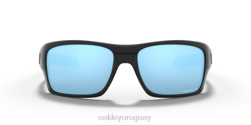 Oakley turbina XT4H427 gafas Lentes polarizadas Prizm Deep Water, montura negra pulida.
