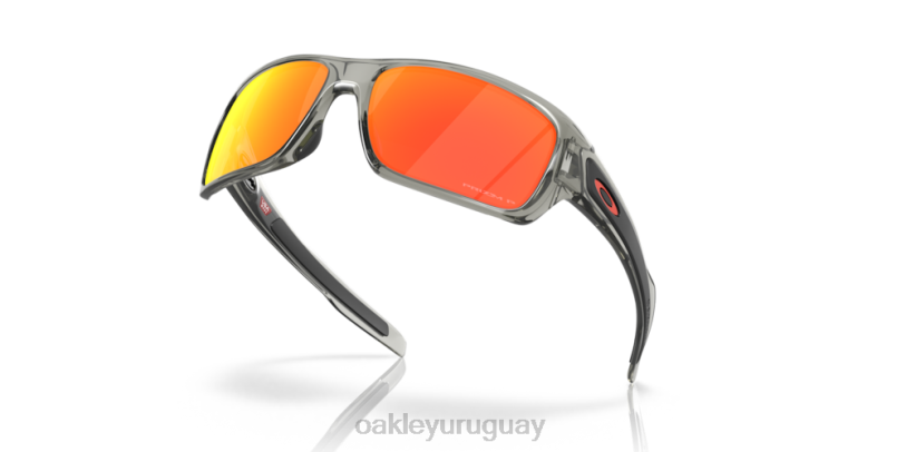 Oakley turbina XT4H432 gafas Lentes prizm ruby ​​polarizadas, montura tinta gris.