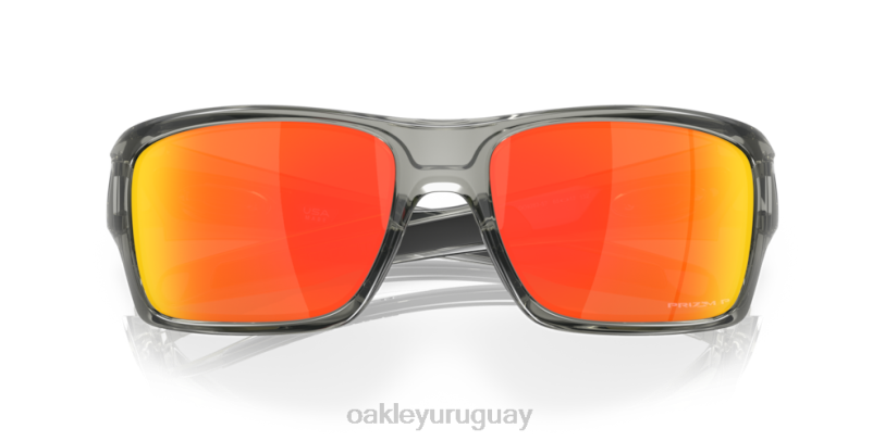 Oakley turbina XT4H432 gafas Lentes prizm ruby ​​polarizadas, montura tinta gris.