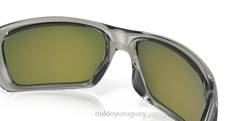 Oakley turbina XT4H432 gafas Lentes prizm ruby ​​polarizadas, montura tinta gris.