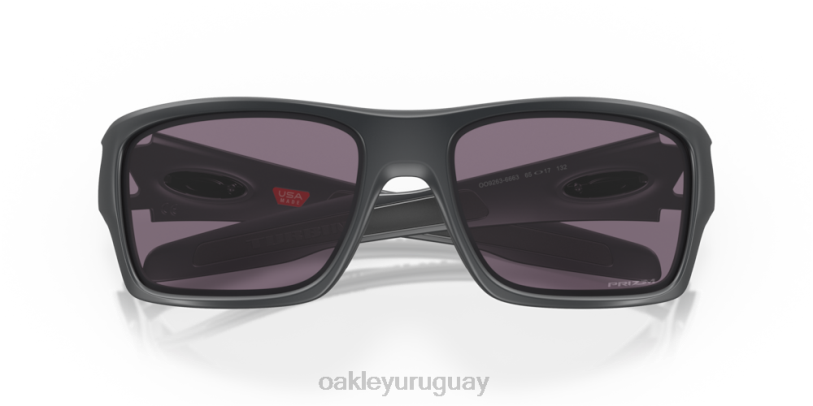 Oakley turbina XT4H435 gafas lentes gris prizm, marco de carbono mate