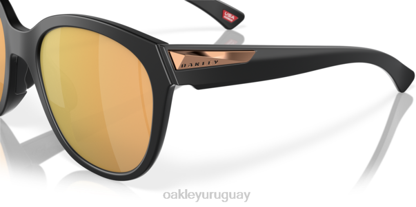 Oakley Clave baja XT4H941 gafas lentes polarizadas prizm oro rosa, montura negro mate