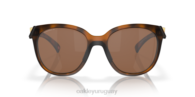 Oakley Clave baja XT4H942 gafas Lentes polarizadas Prizm de tungsteno, montura carey marrón mate.