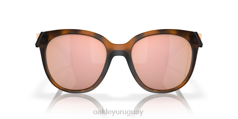Oakley Clave baja XT4H944 gafas lentes polarizadas prizm oro rosa, montura carey marrón mate
