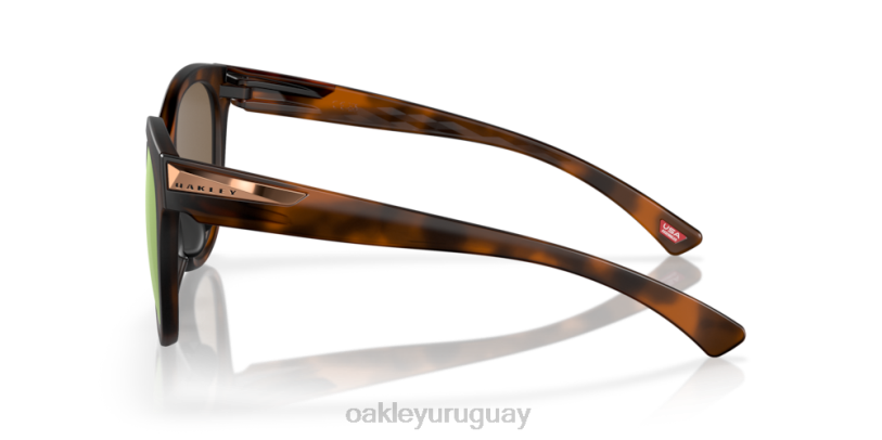 Oakley Clave baja XT4H944 gafas lentes polarizadas prizm oro rosa, montura carey marrón mate