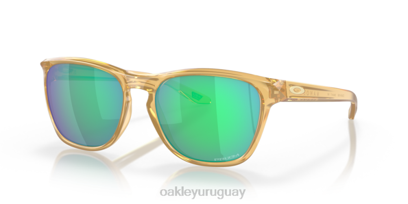 Oakley Manorburn descubre la colección XT4H1097 gafas lentes prizm jade, montura curry claro transparente