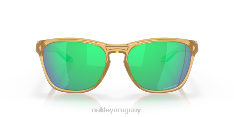 Oakley Manorburn descubre la colección XT4H1097 gafas lentes prizm jade, montura curry claro transparente