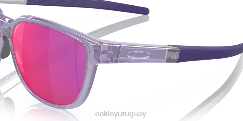 Oakley actuador (ajuste de puente bajo) XT4H843 gafas Lentes prizm road, montura lila transparente