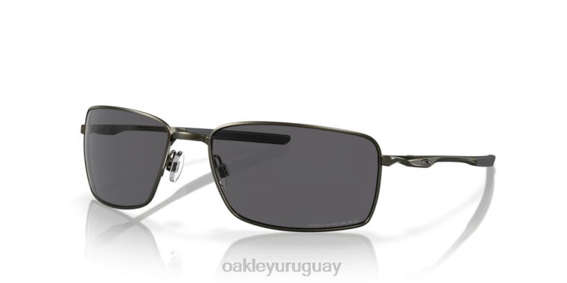 Oakley alambre cuadrado XT4H495 gafas lentes polarizadas grises, montura de carbono
