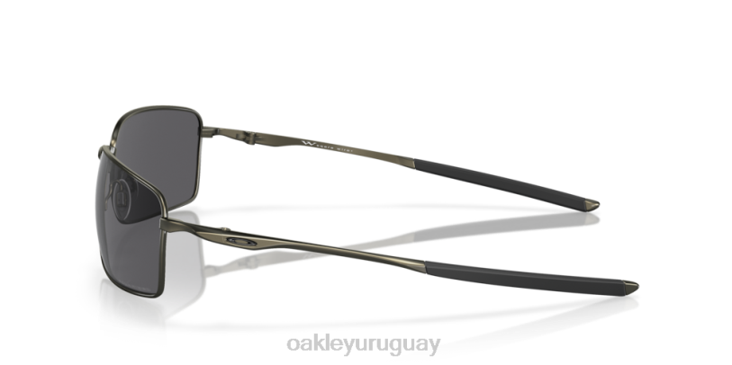 Oakley alambre cuadrado XT4H495 gafas lentes polarizadas grises, montura de carbono