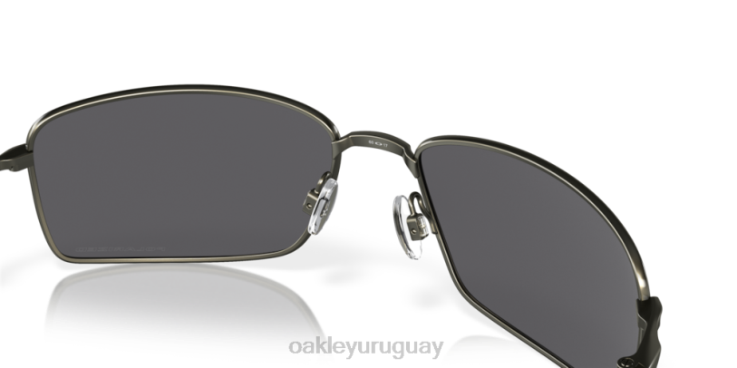 Oakley alambre cuadrado XT4H495 gafas lentes polarizadas grises, montura de carbono