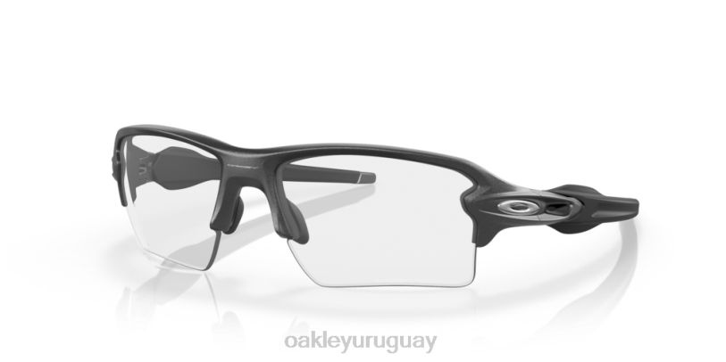 Oakley antiaéreos 2.0 xl XT4H128 gafas Lentes fotocromáticas de iridio de transparente a negro, montura de acero