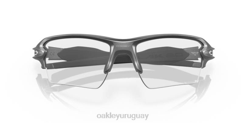 Oakley antiaéreos 2.0 xl XT4H128 gafas Lentes fotocromáticas de iridio de transparente a negro, montura de acero
