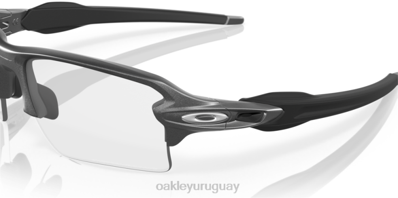 Oakley antiaéreos 2.0 xl XT4H128 gafas Lentes fotocromáticas de iridio de transparente a negro, montura de acero