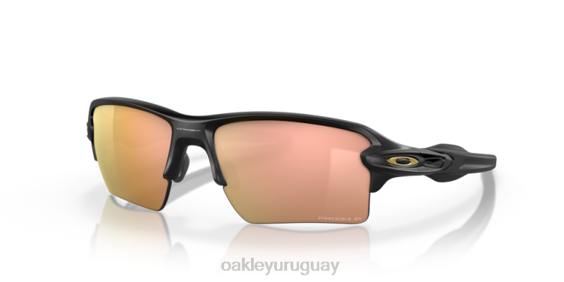 Oakley antiaéreos 2.0 xl XT4H141 gafas lentes polarizadas prizm oro rosa, montura negro mate