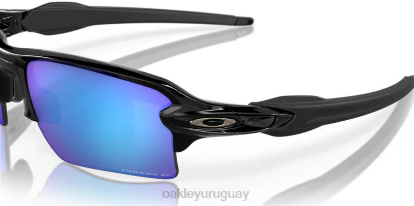 Oakley antiaéreos 2.0 xl XT4H143 gafas lentes polarizadas prizm sapphire, montura negra pulida