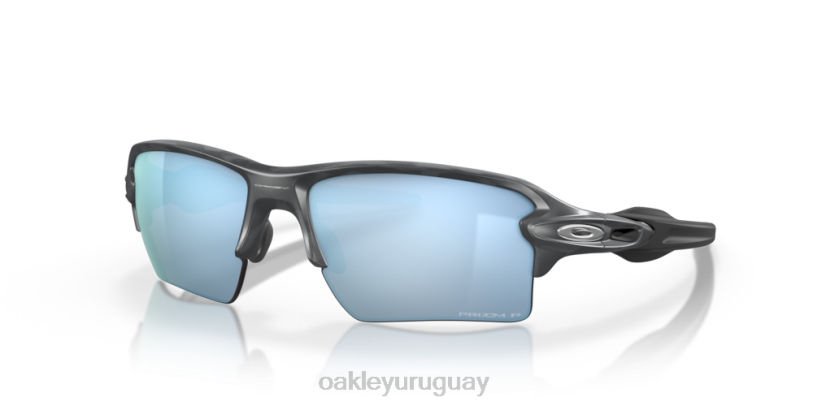 Oakley antiaéreos 2.0 xl XT4H145 gafas Lentes polarizadas Prizm Deep Water, montura de camuflaje negro mate.