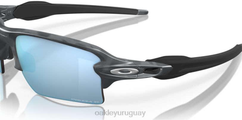 Oakley antiaéreos 2.0 xl XT4H145 gafas Lentes polarizadas Prizm Deep Water, montura de camuflaje negro mate.