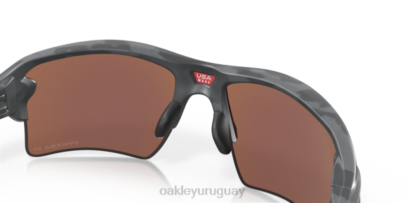Oakley antiaéreos 2.0 xl XT4H145 gafas Lentes polarizadas Prizm Deep Water, montura de camuflaje negro mate.