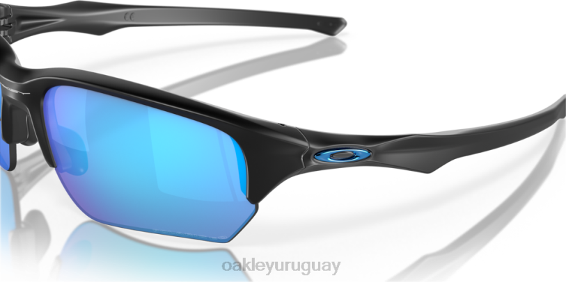 Oakley beta antiaéreo XT4H309 gafas lentes polarizadas zafiro iridio, montura negra mate