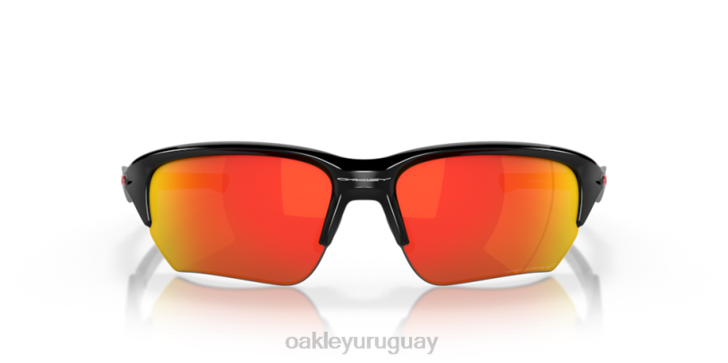 Oakley beta antiaéreo XT4H310 gafas lentes polarizadas rubí iridio, montura negra pulida