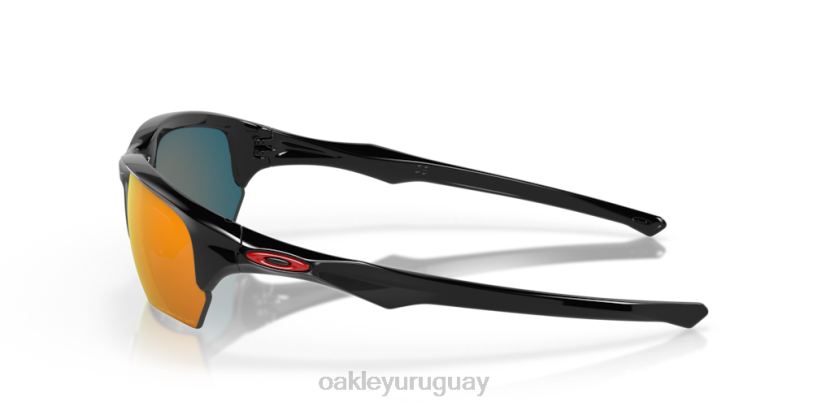 Oakley beta antiaéreo XT4H310 gafas lentes polarizadas rubí iridio, montura negra pulida
