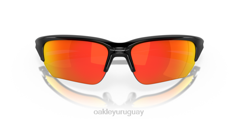 Oakley beta antiaéreo XT4H310 gafas lentes polarizadas rubí iridio, montura negra pulida