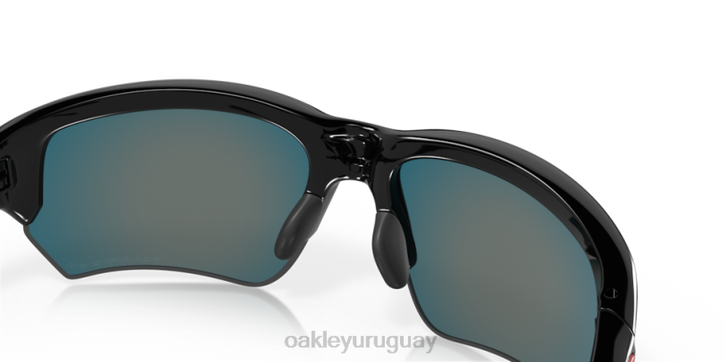 Oakley beta antiaéreo XT4H310 gafas lentes polarizadas rubí iridio, montura negra pulida