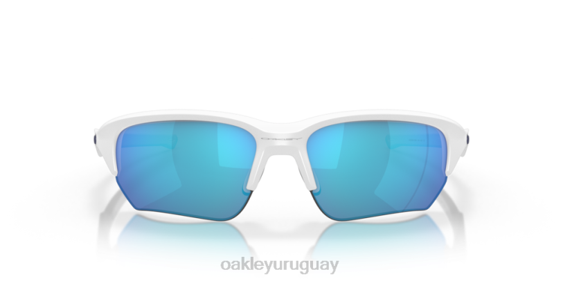 Oakley beta antiaéreo XT4H311 gafas lentes de zafiro iridio, montura blanca mate