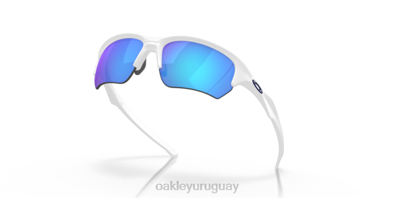 Oakley beta antiaéreo XT4H311 gafas lentes de zafiro iridio, montura blanca mate