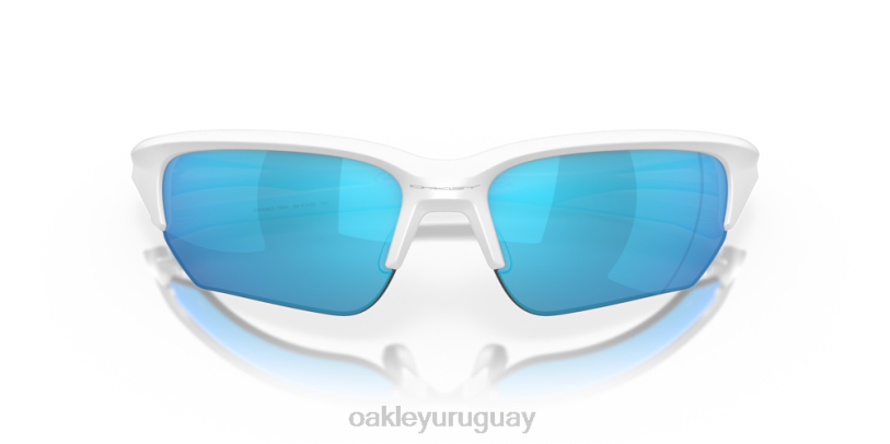 Oakley beta antiaéreo XT4H311 gafas lentes de zafiro iridio, montura blanca mate