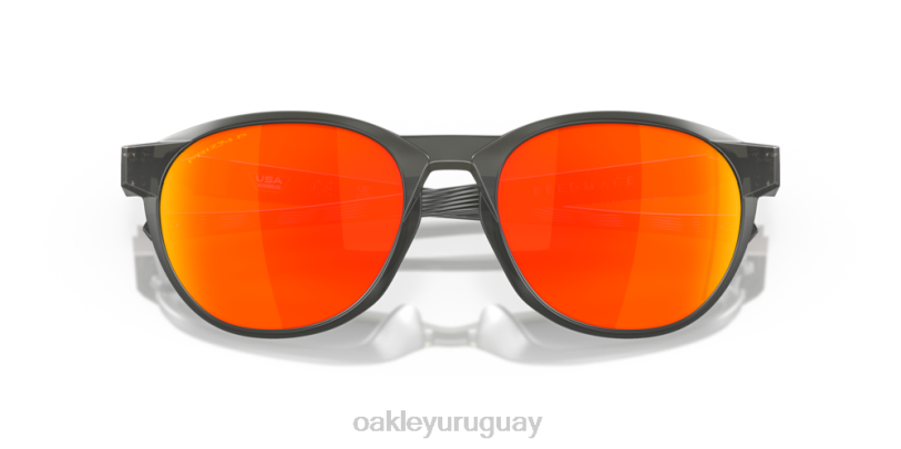 Oakley caña (ajuste de puente bajo) XT4H659 gafas Lentes polarizadas prizm ruby, montura gris humo mate