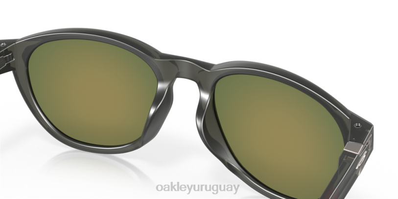 Oakley caña (ajuste de puente bajo) XT4H659 gafas Lentes polarizadas prizm ruby, montura gris humo mate