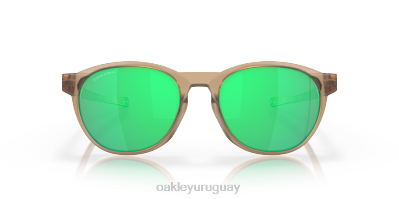 Oakley caña (ajuste de puente bajo) XT4H660 gafas lentes prizm jade, montura sepia mate