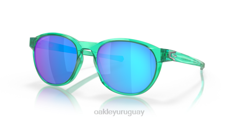 Oakley caña (ajuste de puente bajo) XT4H664 gafas lentes polarizadas prizm zafiro, montura celeste transparente