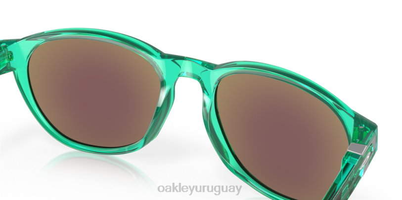 Oakley caña (ajuste de puente bajo) XT4H664 gafas lentes polarizadas prizm zafiro, montura celeste transparente